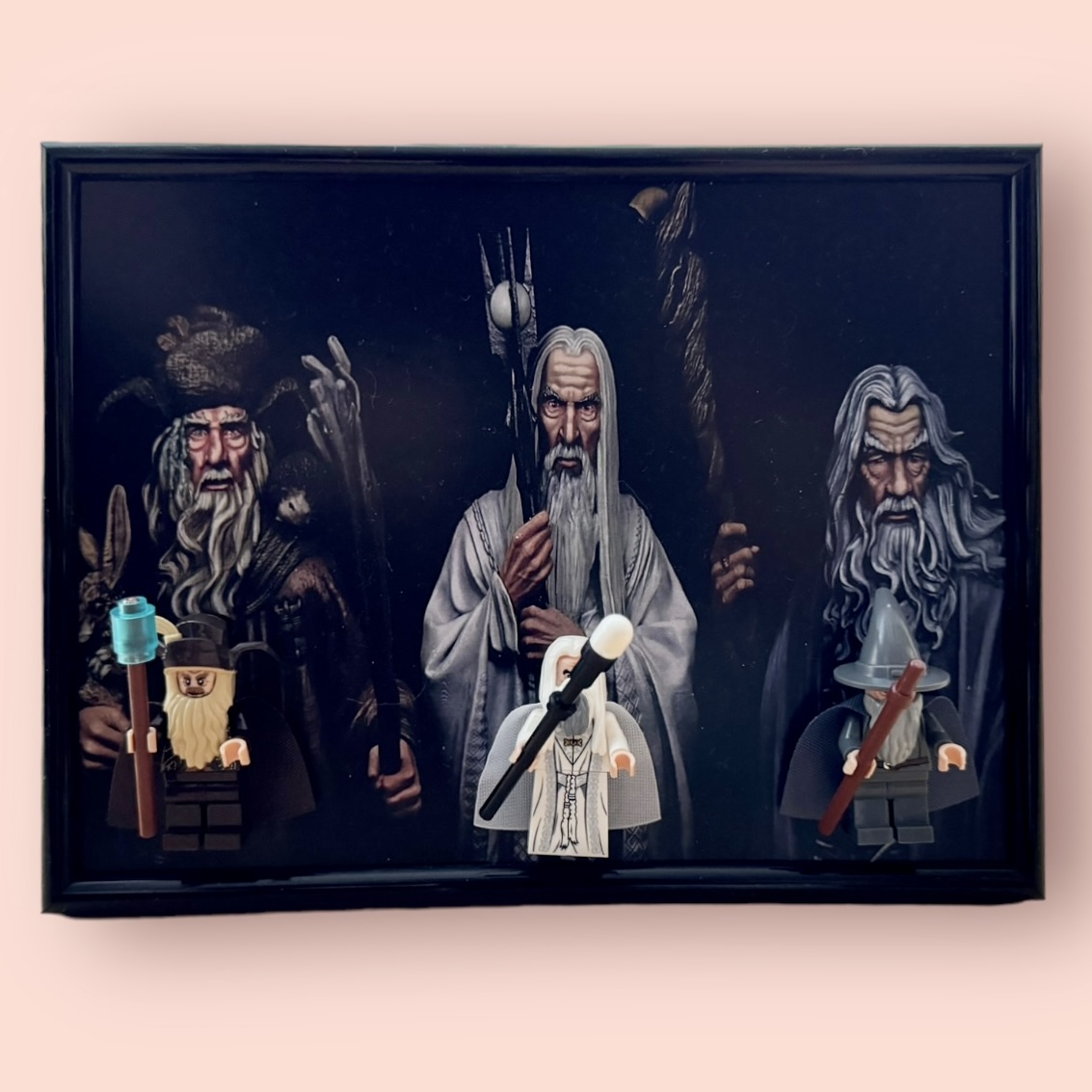 Lego kép - Radagast, Gandalf, Saruman